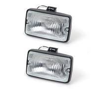 TWMEU For Peugeot 205 For GTI For CTI 106 306 Mi16 H3 Spotlamp Spotlight Car Front Bumper Fog Light Daytime Running Drive Lamp Driving Lamp Fog Light(2pcs Clear)