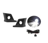 TWMEU For Subaru XV For Crosstrek 2018-2020 Fog Lamp Cover Headlight Front Bumper Trim Bezel Cap Frame Headlights Hole Fog Light Driving Lamp Fog Light(1 set led B)