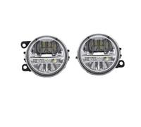 TWMEU For Subaru XV For Crosstrek 2018-2020 Fog Lamp Cover Headlight Front Bumper Trim Bezel Cap Frame Headlights Hole Fog Light Driving Lamp Fog Light(2 led fog)
