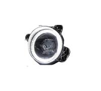 TWMEU For VW For Polo MK4 9N3 2005-2009 2 Pieces H11 Car Front LED Fog Light Angel Eye Daytime Running Lamp DRL Driving Lamp Fog Light(White and White)