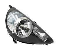 TWMEU Front Lamp Assembly For Fit For Jazz Hatchback Restyling 2005 2006 2007 2008 Head Light Lamp Headlight Headlamp Front Assembly(Black RH)