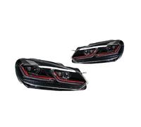 TWMEU Front Lamp Assembly For VW For Golf 6 MK6 2009-2013 DRL Daytime Running Lights Head Lamp LED Bi Xenon Bulb Fog Car Accessories Headlights(Right hand drive,G*TI)