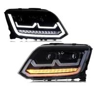 TWMEU Headlight Assembly For Amarok 2010-2020 2pcs LED Headlights LED DRL Upgrade Headlamp Amber Turn Signal Front Projector Car Accessories Head Lamp Assy