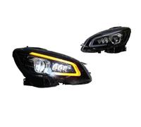 TWMEU Headlight Assembly For Benz C-Class W204 2007-2011 Headlight Car Modified DRL Dynamic Turn Signal LED Headlight Auto Accessories Head Lamp Assy