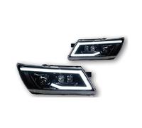 TWMEU Headlight Assembly For Dodge JCUV Journey Freemont 2009-2016 Car Head Lamp Headlights LED DRL Angel Eye Bi Xenon Beam Head Lamp Assy