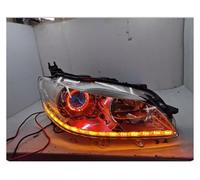 TWMEU Headlight Assembly For Peugeot 301 Car Led Headlight Daytime Running DRL Angel Eyes Headlamp Low good Beam Head Lamp Assy