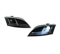 TWMEU Headlight Assembly For TT 2006-2013 Headlight Assembly Retrofit LED Double Lens Car Upgrade With Day Driving Head Lamp Assy(Alternative AFS)