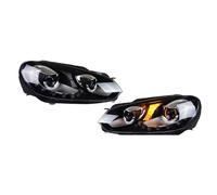 TWMEU Headlight Assembly For VW For Golf 6 MK6 R20 2009-2012 LED Headlights DRL Turn Signal good Beam Angel Eye Projector Lens Head Lamp Assy