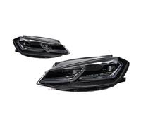TWMEU Headlight Assembly For VW For Golf 7.5 MK7.5 2018-2020 Headlights Styling LED Daytime Lights Dual Projector DRL Car Accesorios Facelift Head Lamp Assy(Sliver 2pcs,LHD)
