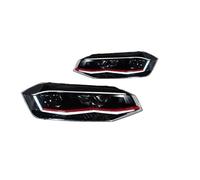 TWMEU Headlight Assembly For VW For Polo 2019-2022 LED Headlight Headlights DRL Turn Signal good Beam Angel Eye Projector Lens Head Lamp Assy(G*TI-LED KIT)