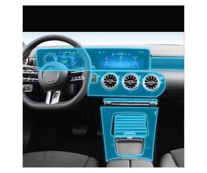 TWMEU Navigation Screen Protector For Benz MB A-Class W177 2024 2025 TPU Protective Interior Film Car Center Console Transparent Anti-scratch Repair(Right driver seat)