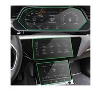 TWMEU Navigation Screen Protector For E-tron 2018-2021 Tempered Glass Car GPS Navigtion Dashboard Guard LCD Screen Protective Film Sticker GPS Car Navigation Film(Navigation dashboard)