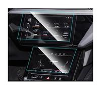 TWMEU Screen Protector For E-tron 2018-2021 Car GPS Navigation Film LCD Screen Tempered Glass Protective Interior Stickers Navigation Protective Film(2)