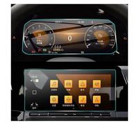 TWMEU Screen Protector For VW For Golf 8 For MK8 2020-2023 Navigation Film LCD Screen Tempered Glass Protective Antiscratch AccessoRies Navigation Protective Film(10 and Dashboard)