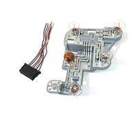 TWMEU Tail Circuit Board For Benz W204 C-Class 2007-2010 A2048201500 Left Right Side Tail Light Car Rear Lamp Bulb Holder Bulbs Wiring Plug Harness Taillight Base(R with wiring)