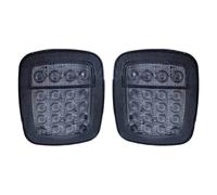 TWMEU Tailights For Jeep For Wrangler TJ CJ YJ 1998-2006 2pcs Car Rear Tail Turn Signal Lights 12V Rear Brake Light(Smoked cover)