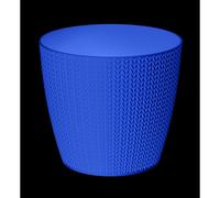 (Two 190mm, Yellow) Wheaty Flower Plant Indoor Outdoor Planter Pots