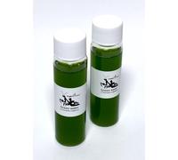 Two (2) Live Green Water (Chlorella vulgaris) Starter Culture Vials - Live Phytoplankton for Aquarium microfauna Stability, Infusora Production, Zooplankton (Daphnia, Moina, etc.) Food, and More