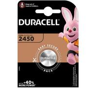 Two (2) X Duracell CR2450 Lithium Coin Cell Battery 3v Blister Packed