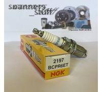 TWO (2x) NGK BCPR6ET SPARK PLUG COPPER NICKEL SHORT CODE 2197