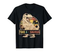 Two a Saurus Birthday T Rex 2 Year Old Dino 2nd Dinosaur T-Shirt
