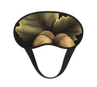 Two Acorns Sleep Mask for Side Sleeper, Blackout Eye Mask for Women Men, Zero Pressure Sleeping Masks Soft Breathable Eye Cover Comfortable Blindfold Eyeshade for Night Sleep