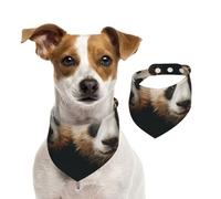 Two Adorable Panda Cubs Reversible Cotton Dog Bandanas - Adjustable Small Large Dog Drool Bib For Birthday Wedding - Double Side Print