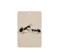 Two Ants Silhouette Simple Minimalist Car Air Fresheners 4 Pcs Hanging Scented Cards Fragrance Scented Cards For Car Aromatherapy Tablets