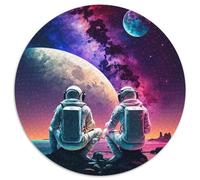 Two Astronauts 1000 Piece Puzzle Jigsaw Puzzles for Adults for Teenagers & Teens, Ideal Birthday 67.5x67.5cm
