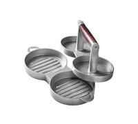 Two At A Round Shape Hamburger Press Aluminum Alloy Hamburger Meat Beef Grill Burger Press Food Mold Kichen Tool