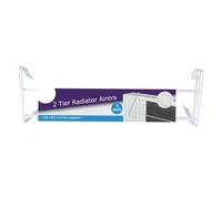 Two B 2-Tier Radiator Airer, White, 50 cm x 17 cm x 14 cm, Pack of 3