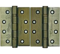 Two Ball Bearing Stainless Steel Grade 13 Hinge -102x76x3mm (4x3 Inch) (Antique Brass)