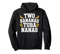 Two Bananas Tuba Nanas Marching Band Musician - Pullover Hoodie