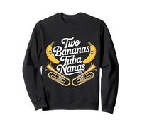 Two Bananas Tuba Nanas Marching Band Musician - Sweatshirt