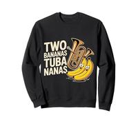 Two Bananas Tuba Nanas Marching Band Musician - Sweatshirt