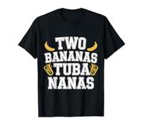 Two Bananas Tuba Nanas Marching Band Musician - T-Shirt