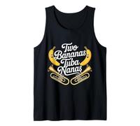 Two Bananas Tuba Nanas Marching Band Musician - Tank Top