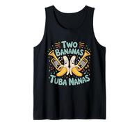 Two Bananas Tuba Nanas Marching Band Musician |- Tank Top