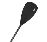 Two Bare Feet 3-Piece Adjustable SUP Paddle - Lightweight and Portable Paddle for Stand Up Paddleboarding - Durable Design for All Skill Levels (3 Piece Carbon Hybrid Black)