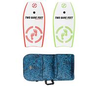 Two Bare Feet 37" Bodyboard Bundle - 2 x 37 'Future' Bodyboards of your choice + Premium Double Carry Bag (Future (Green)+Future (Red)+Blue Bag)