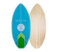 Two Bare Feet 41" Skimboard Suitable for Beginners, 7 Ply wooden construction with nose pre curve, Pin tail, Suitable for Adults and Kids (Retro Rocket)