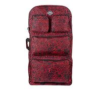 Two Bare Feet 44" Bodyboard Carry Bag - Heavy Duty, Padded Shoulder Straps, Sturdy Side Handle, Durable Zippers, Travel & Beach Ready - Multiple Colours, Multiple Sizes (Red, Quad Bag)