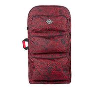 Two Bare Feet 44" Triple Bodyboard Carry Bag - Heavy Duty, Large Capacity for Three Boards - Padded Shoulder Straps, Sturdy Side Handle, Durable Zippers, Travel & Beach Ready - Multiple Colours (Red)