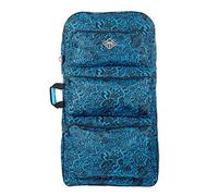 Two Bare Feet 44" Triple Bodyboard Carry Bag - Heavy Duty, Large Capacity for Three Boards - Padded Shoulder Straps, Sturdy Side Handle, Durable Zippers, Travel & Beach Ready - Multiple Colours (Blue)