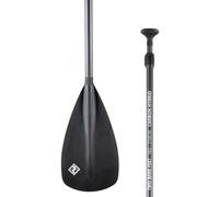 Two Bare Feet Adjustable SUP Paddle - 3 Piece Lightweight Stand Up Paddle Board Paddle, Durable Portable Replacement Paddle for All Skill Levels (3 Piece Carbon Hybrid Black)