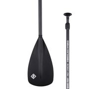 Two Bare Feet Adjustable SUP Paddle - 3 Piece Lightweight Stand Up Paddle Board Paddle, Durable Portable Replacement Paddle for All Skill Levels (3 Piece Fibreglass Black)