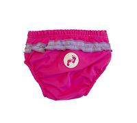 Two Bare Feet Baby Swim Nappy Reusable Neoprene Swim Nappy for Babies & Toddlers Pool Beach & Swimming Lessons (Large 18-24mths, Raspberry/Lilac)