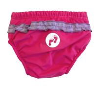 Two Bare Feet Baby Swim Nappy Reusable Neoprene Swim Nappy for Babies & Toddlers Pool Beach & Swimming Lessons (Small 6-12mths, Raspberry/Lilac)