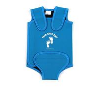 Two Bare Feet Baby Wrap Swim Suit/Baby Warmer Wetsuit - Girls & Boys - 0-24 Months (0-6 Months, Aqua)