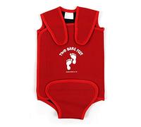 Two Bare Feet Baby Wrap Swim Suit/Baby Warmer Wetsuit - Girls & Boys - 0-24 months (12-18 Months, Red)